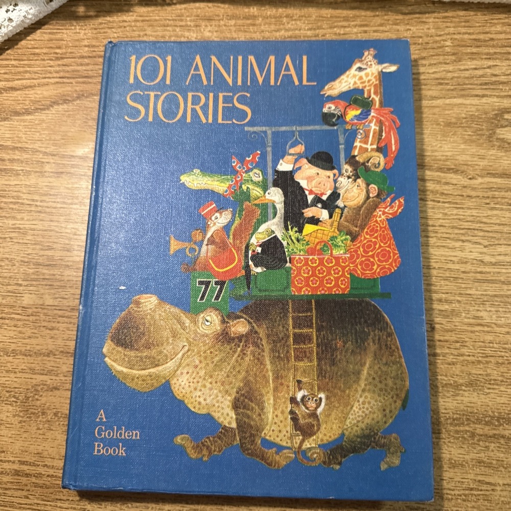101 Animal Stories 1972 By Golden Press
